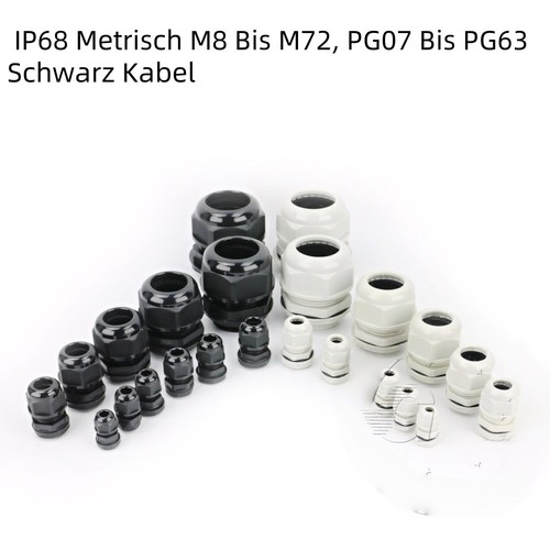 Kabelverschraubung metrisch - metrisch, m8